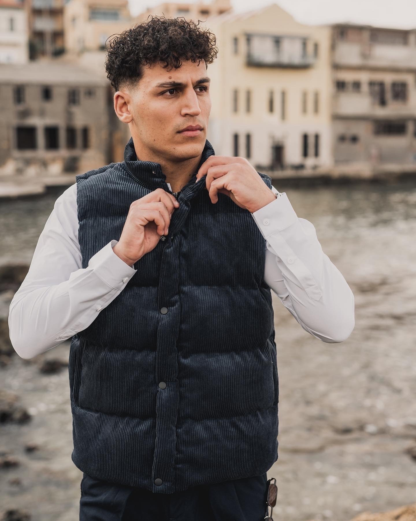 Cartel Dark Blue Cottle - Jacket