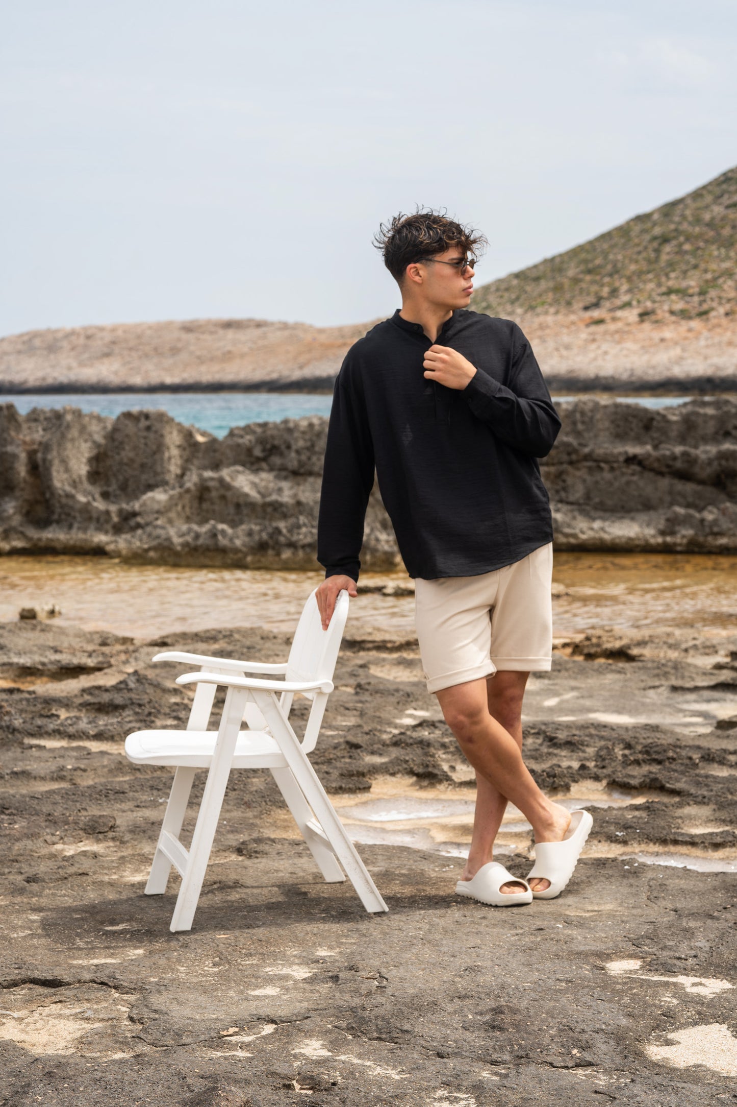 Henley Black - Shirt
