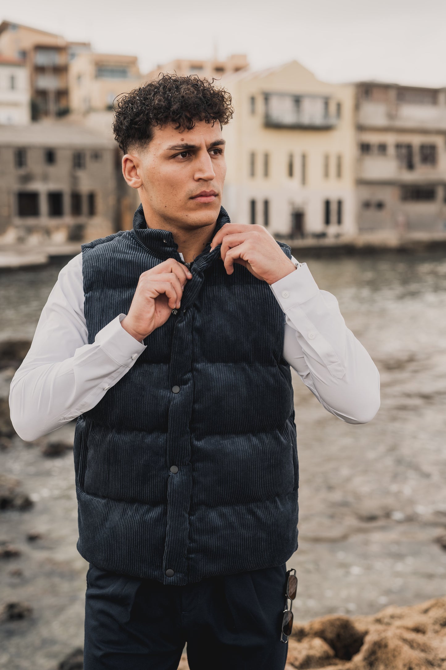 Cartel Dark Blue Cottle - Jacket
