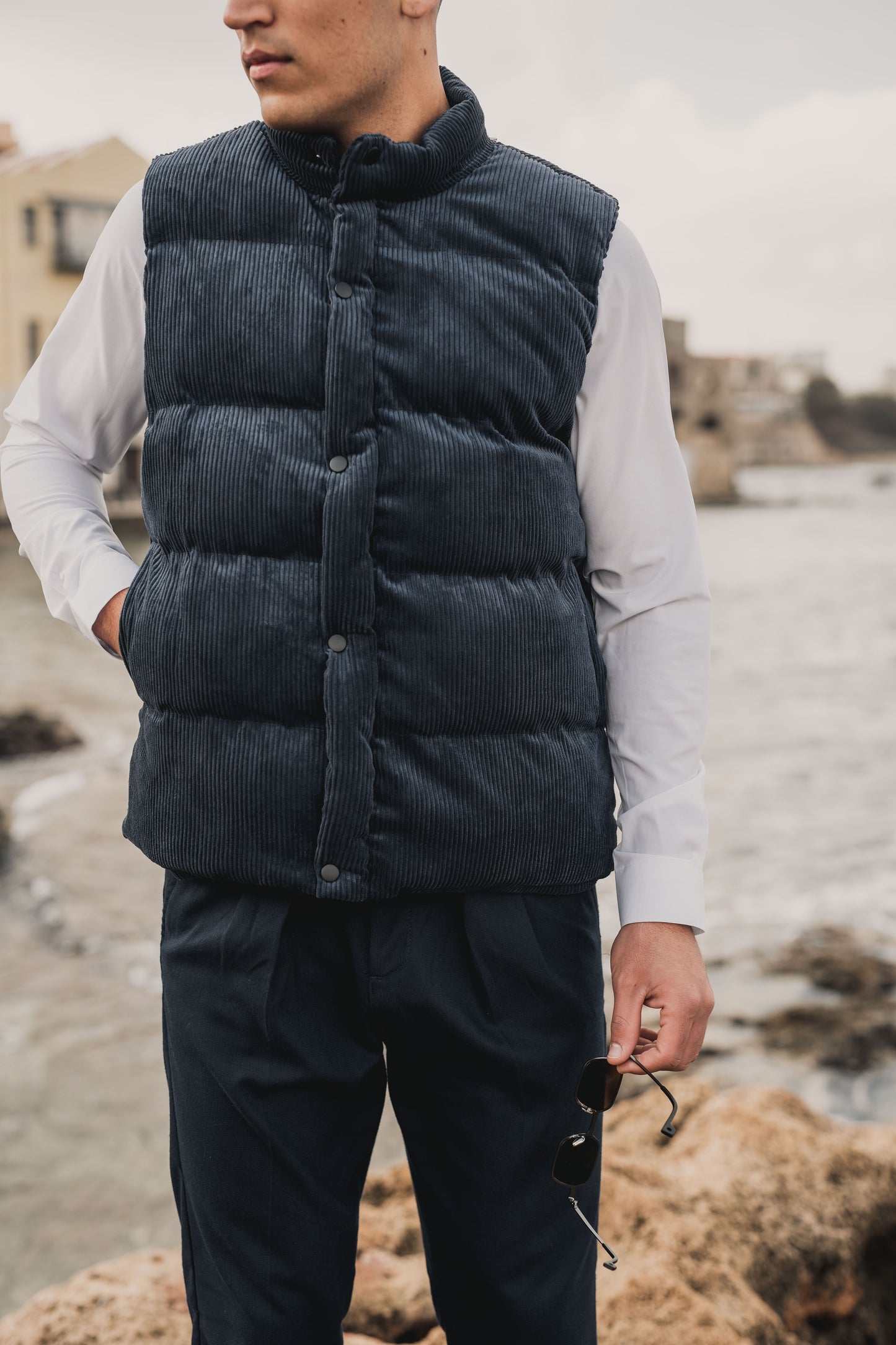 Cartel Dark Blue Cottle - Jacket