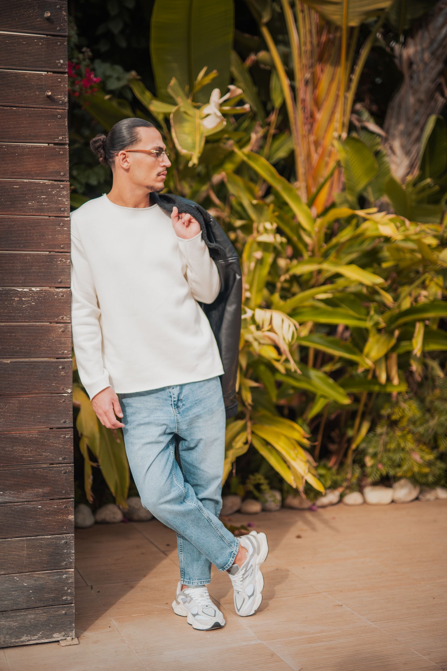 Cartel White Cotton - Long Sleeve