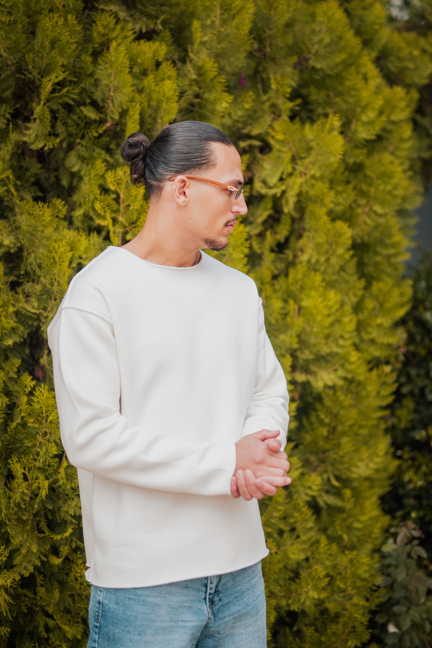 Cartel White Cotton - Long Sleeve
