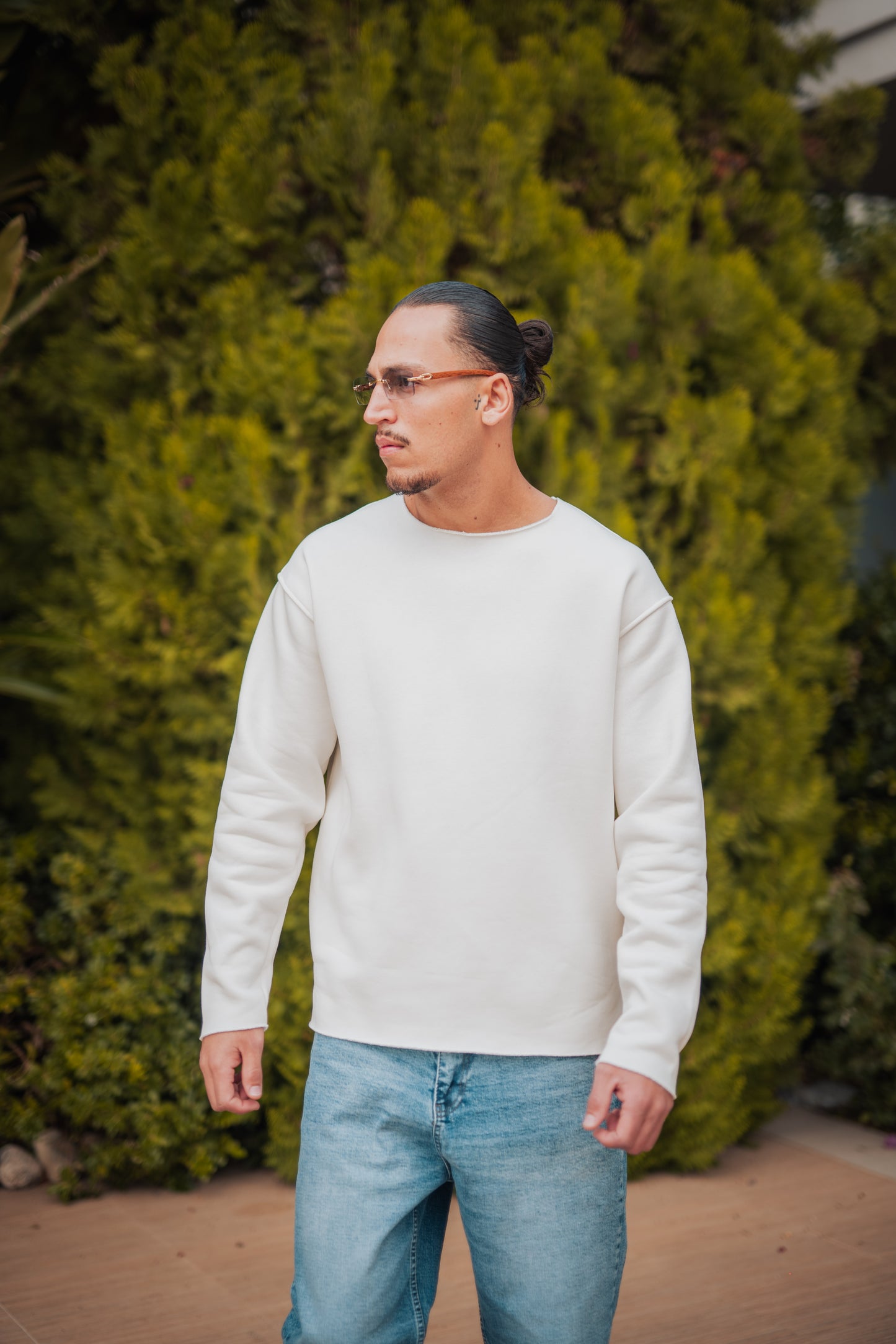 Cartel White Cotton - Long Sleeve