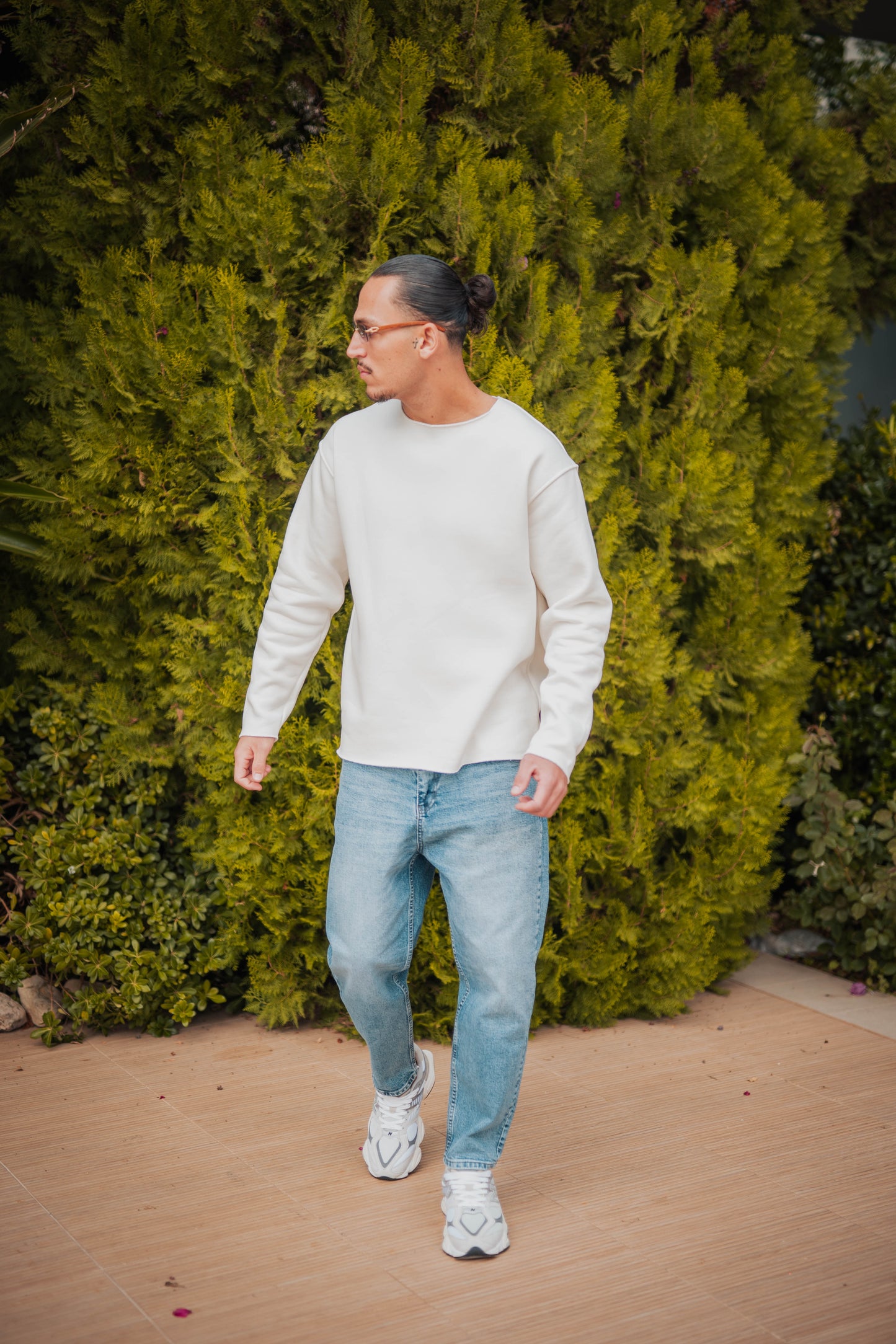 Cartel White Cotton - Long Sleeve