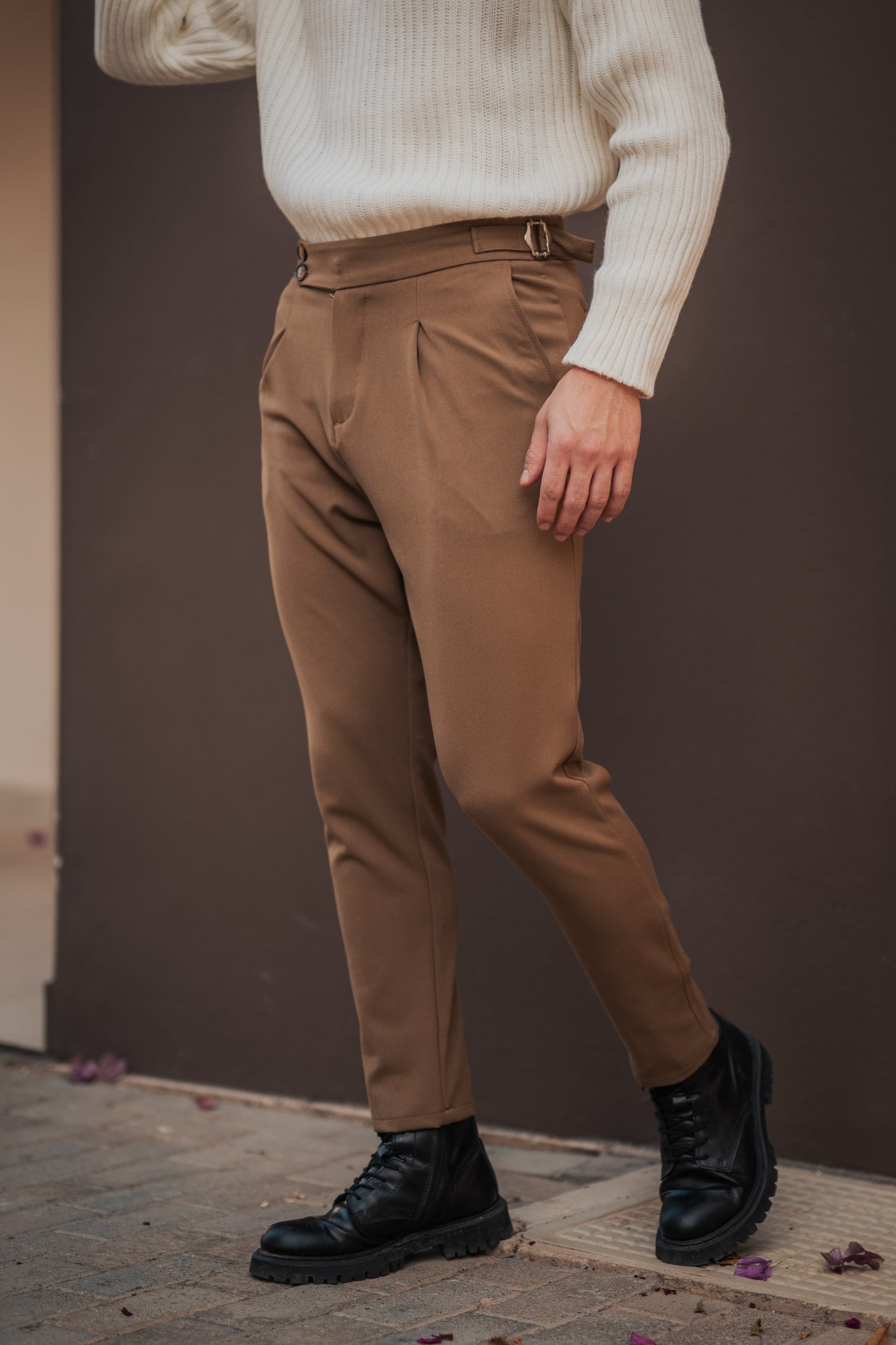 High Waist Brown - Trousers