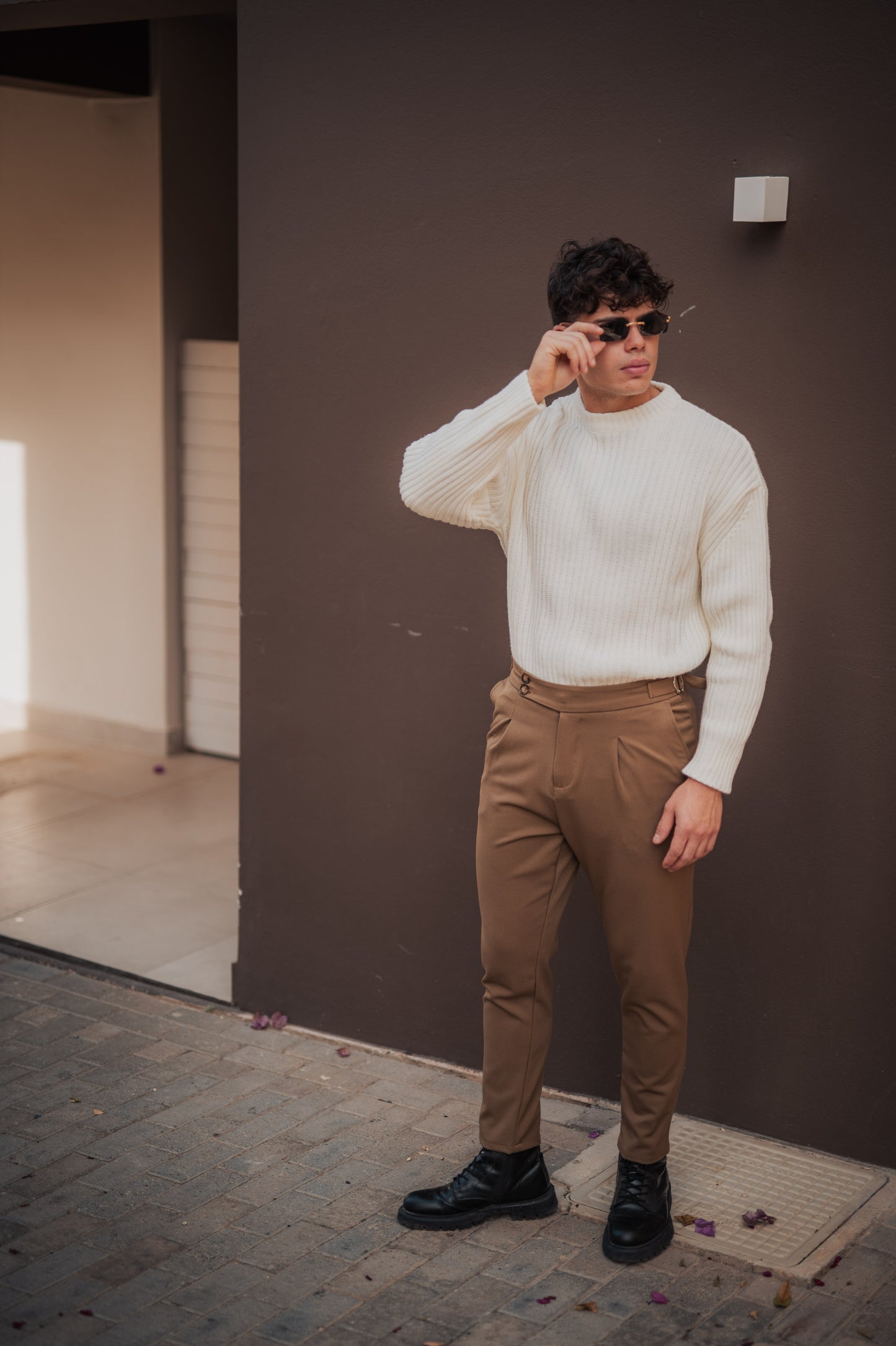 High Waist Brown - Trousers