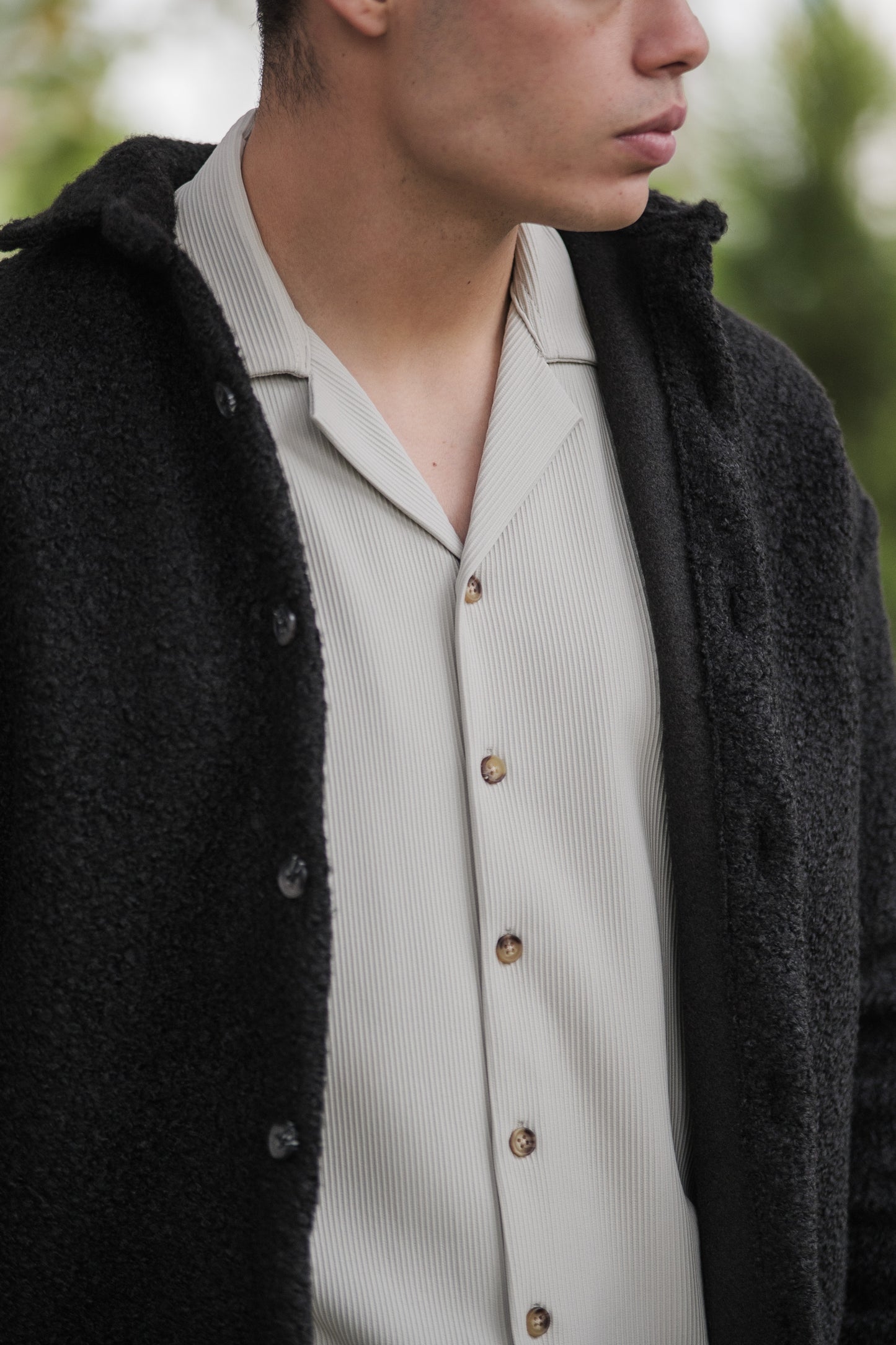 Snazzy Black Wool - Coat