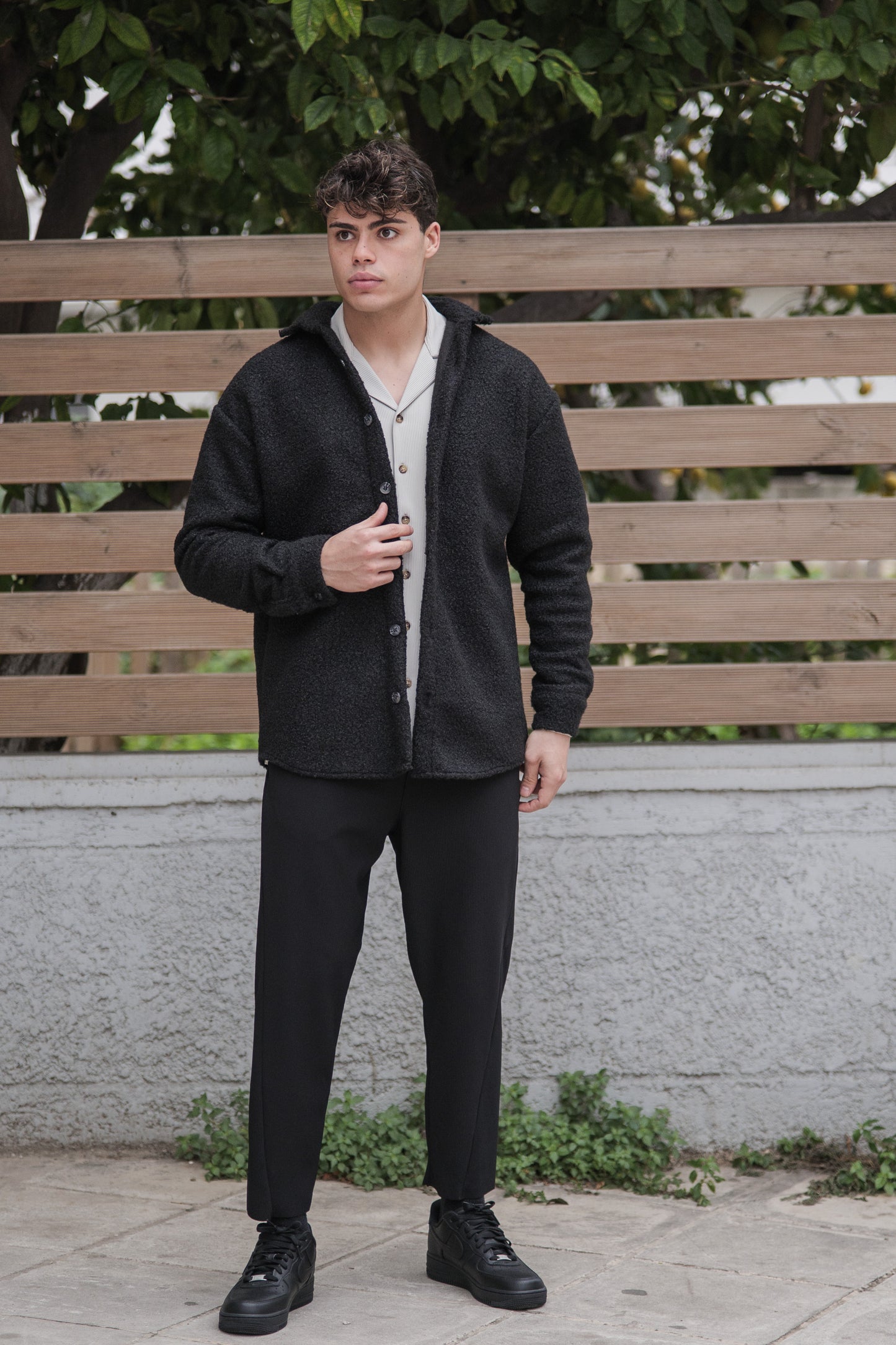 Snazzy Black Wool - Coat