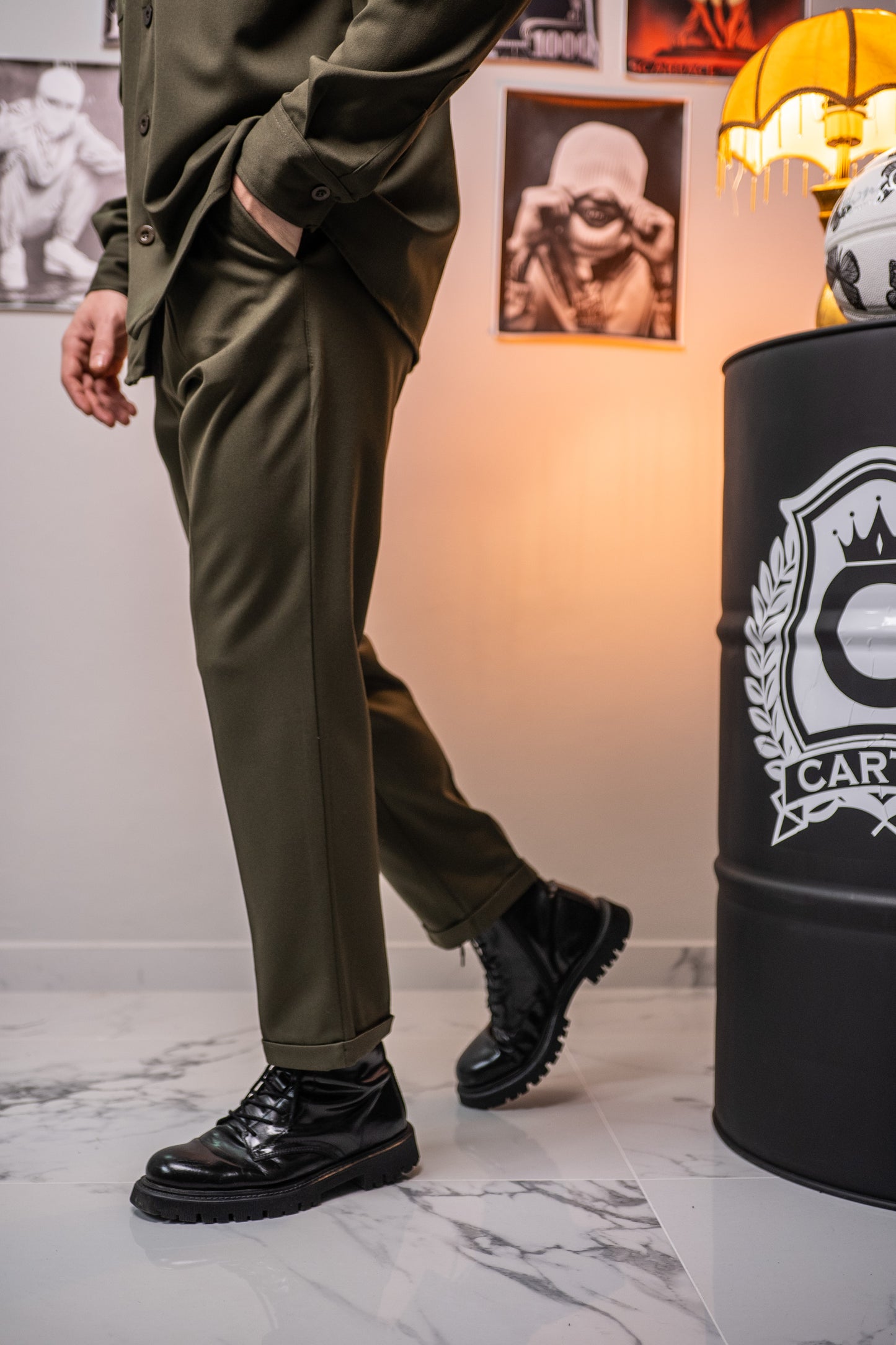Cartel Khaki - Casual Trousers