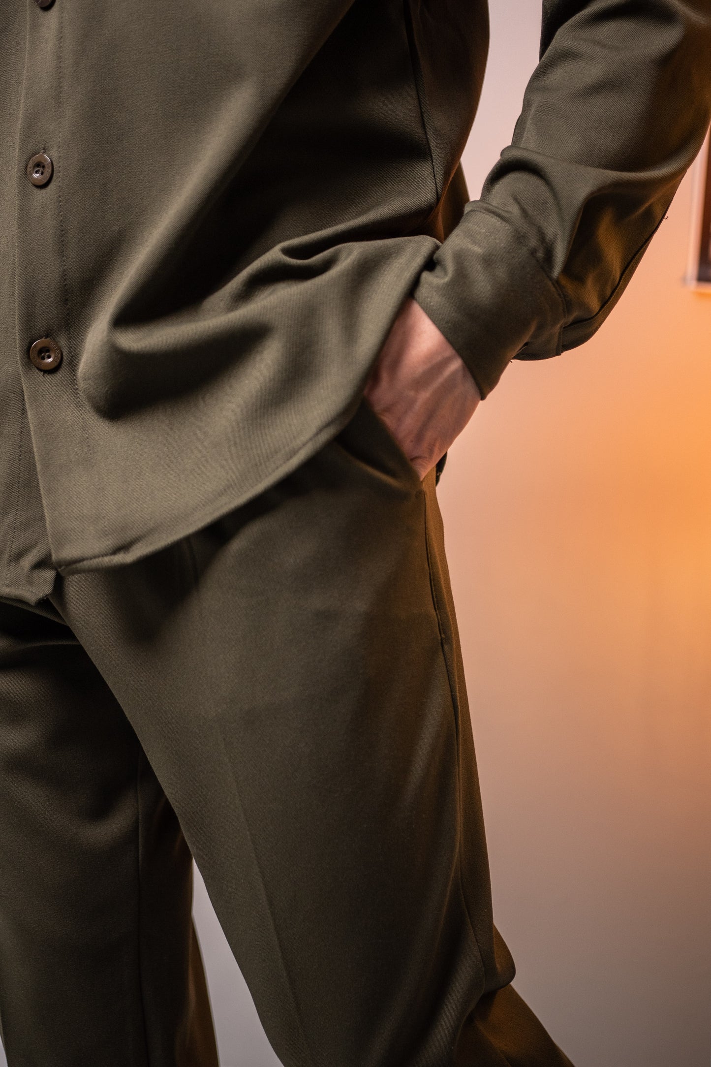 Cartel Khaki - Casual Trousers
