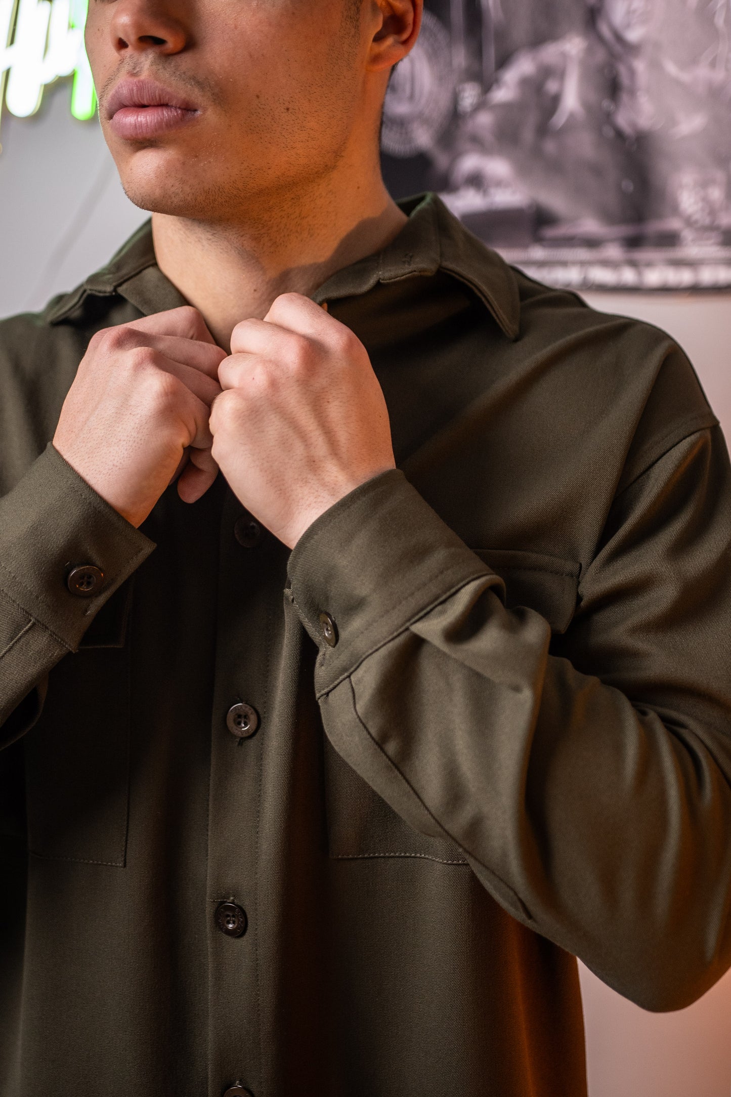 Cartel Khaki Double Pocket - Shirt