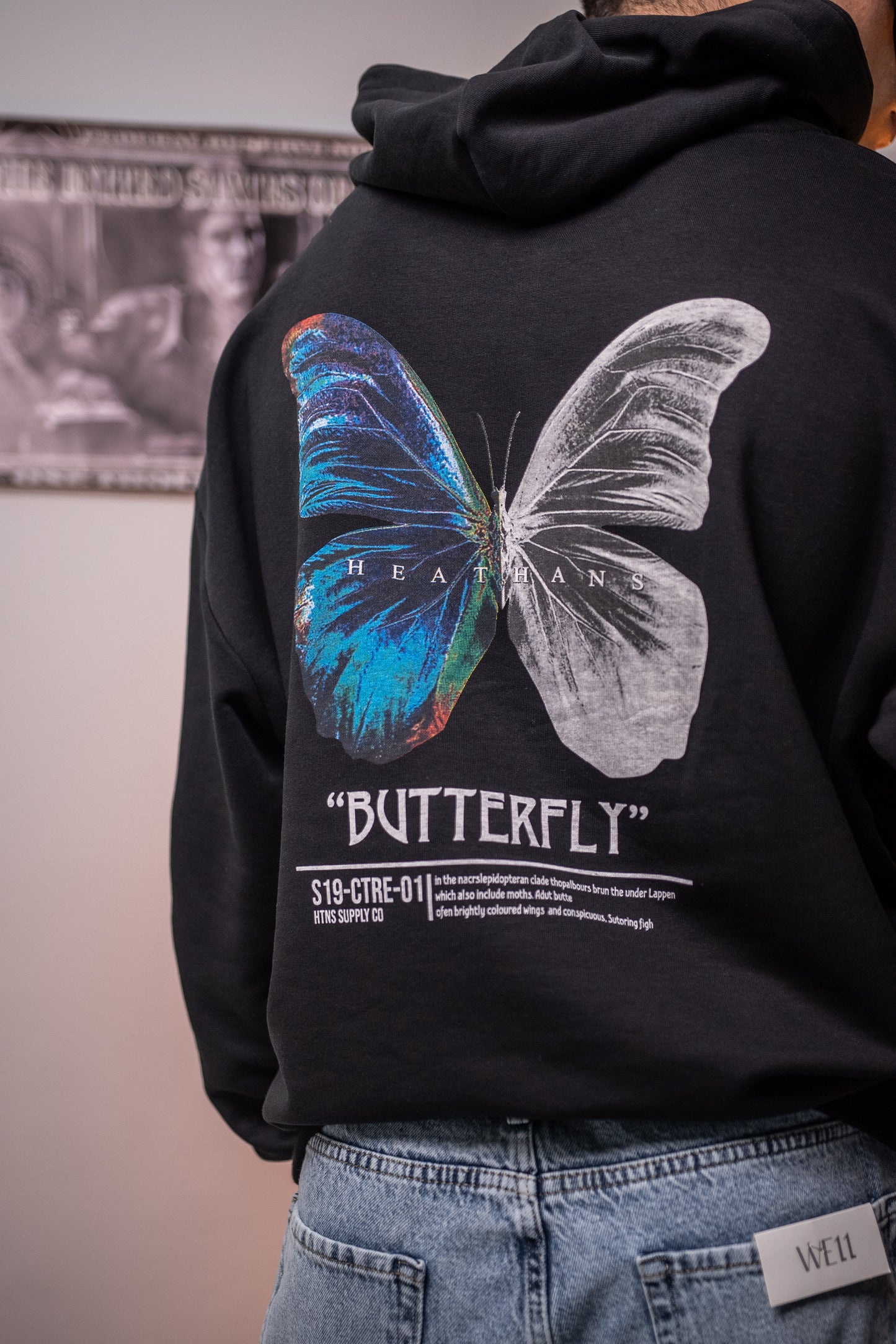 Butterfly Black - Hoodie