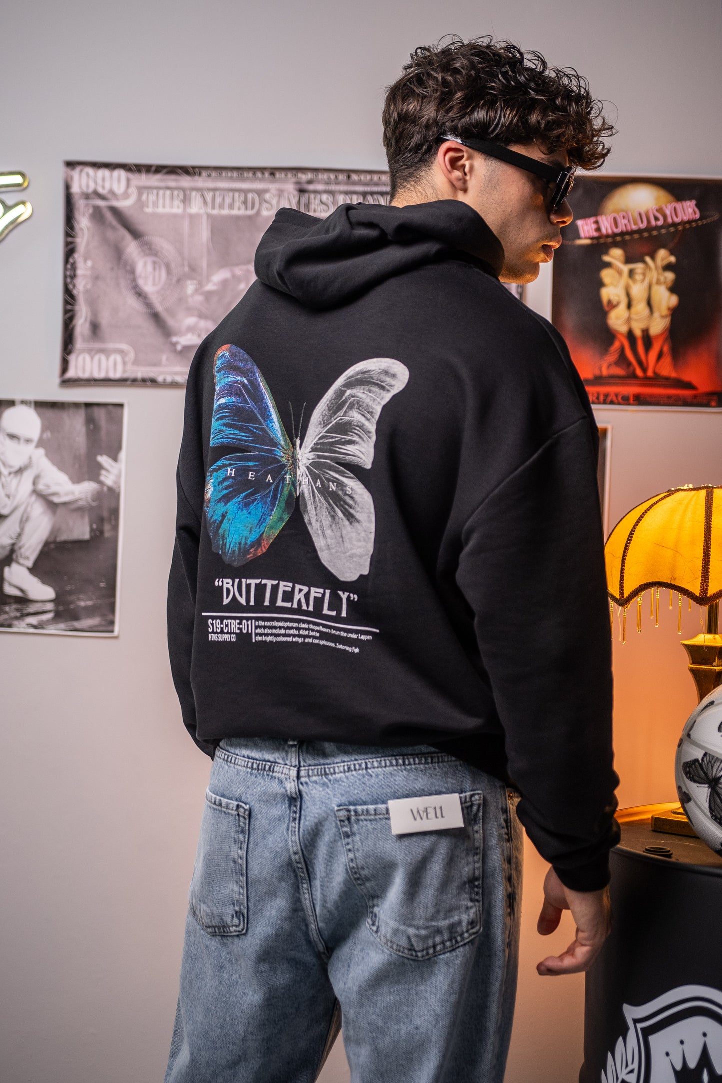 Butterfly Black - Hoodie