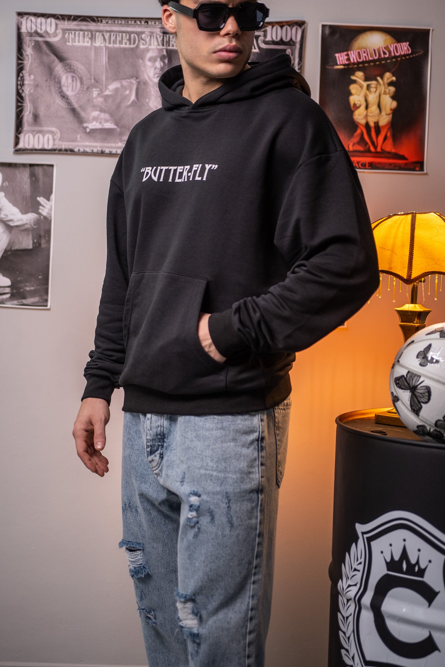Butterfly Black - Hoodie