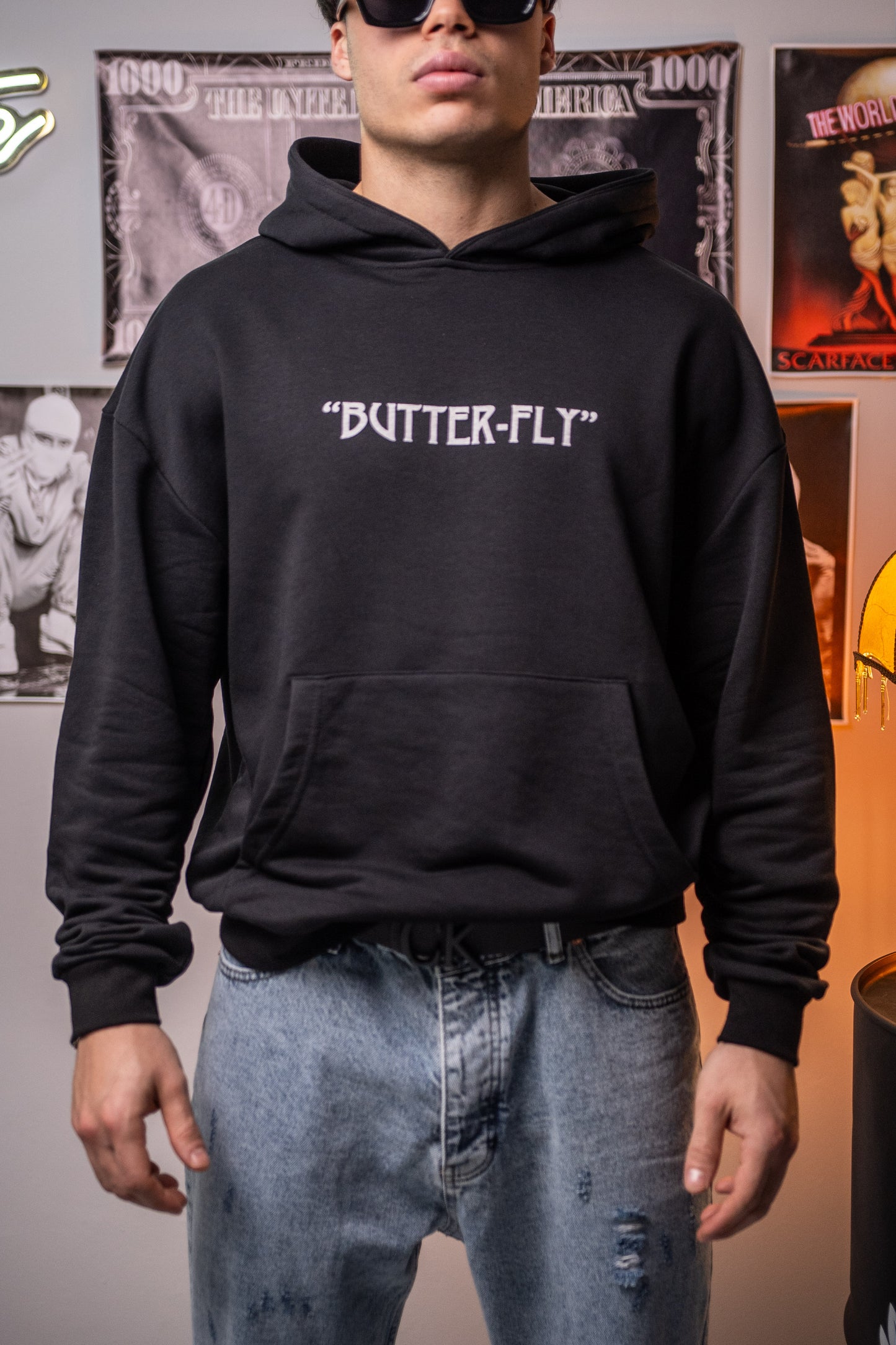 Butterfly Black - Hoodie
