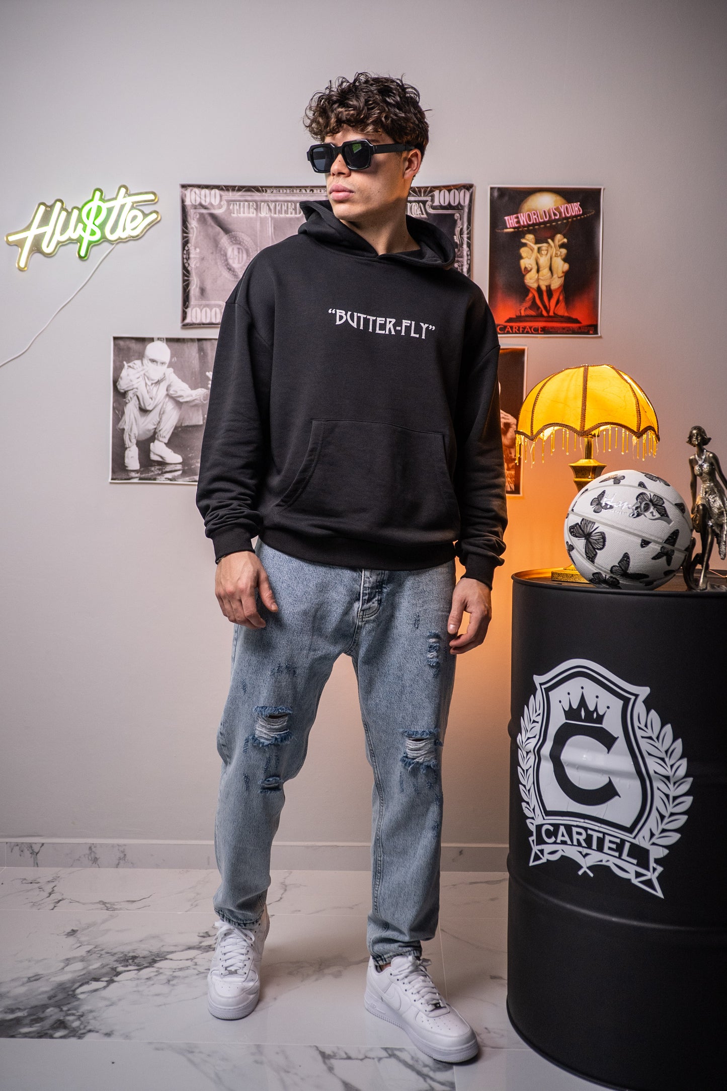 Butterfly Black - Hoodie