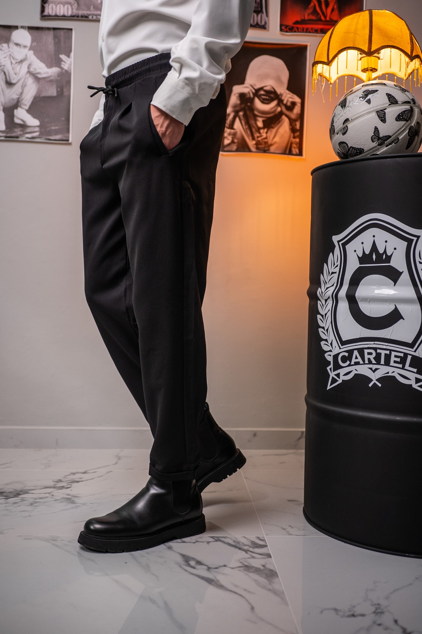 Cartel Black - Baggy Trousers