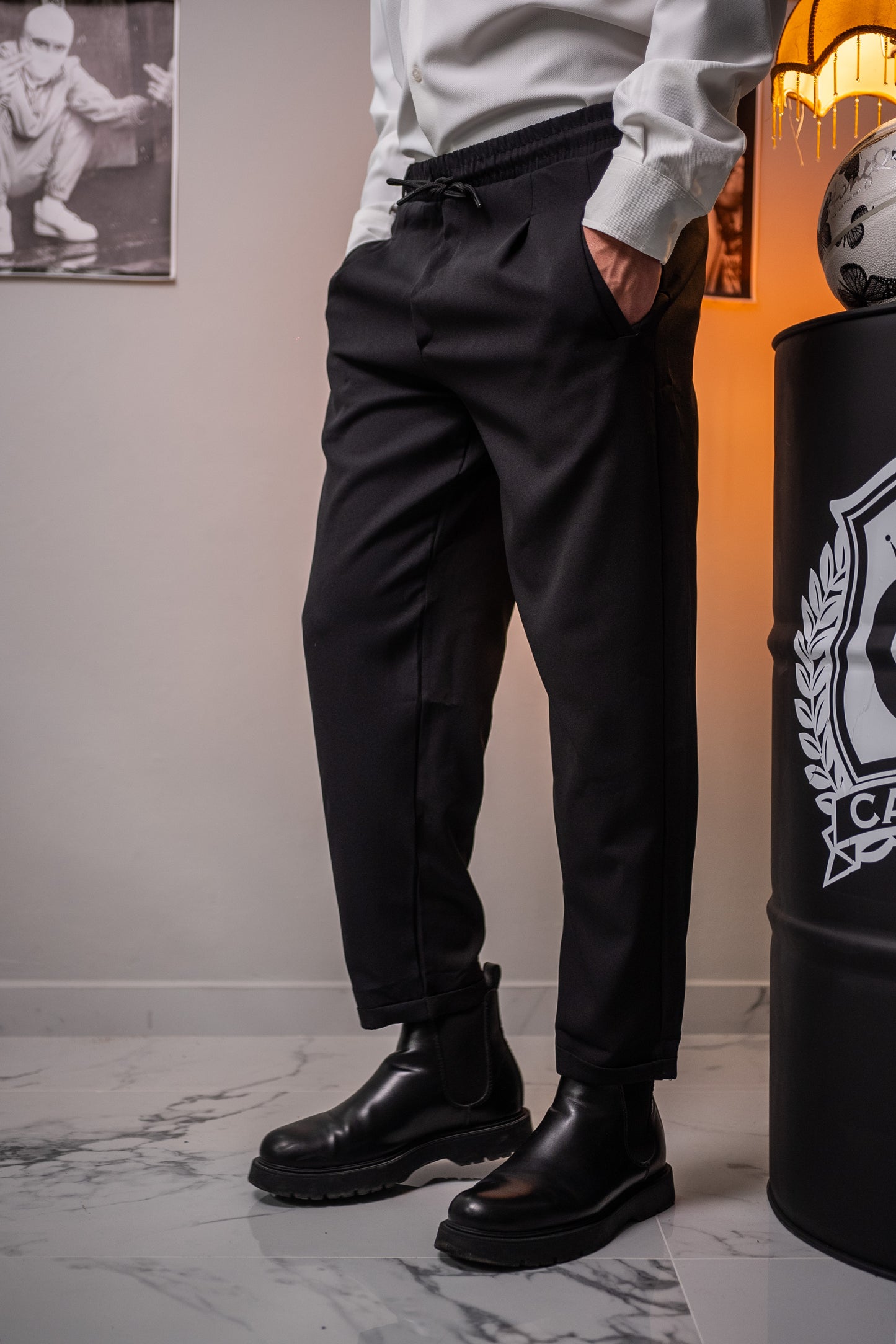 Cartel Black - Baggy Trousers