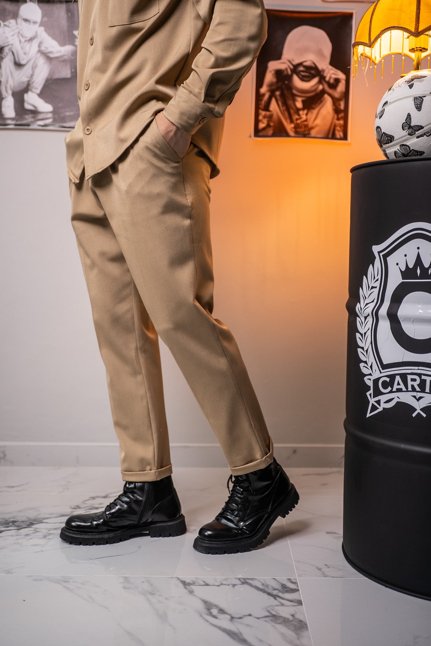 Cartel Beige - Casual Trousers