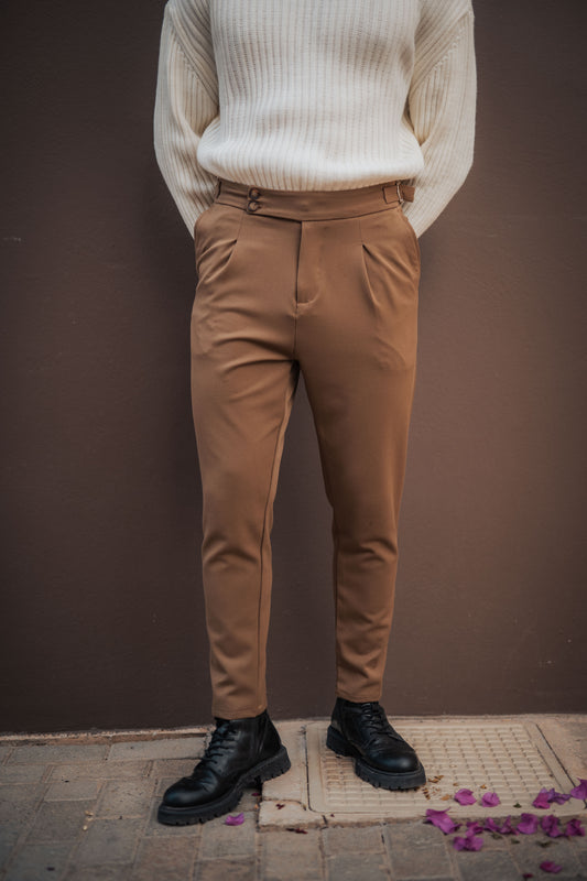 High Waist Brown - Trousers