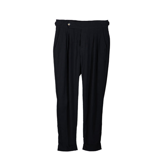 Cartel Black Linen - Trousers