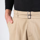 Cartel Beige Double Belt - Trousers