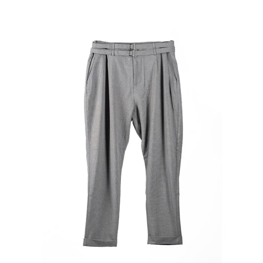 Cartel Grey Double Belt - Trousers